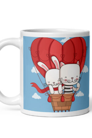 Taza “Feliz Día de San Valentín” – Regalo romántico con mensaje de amor