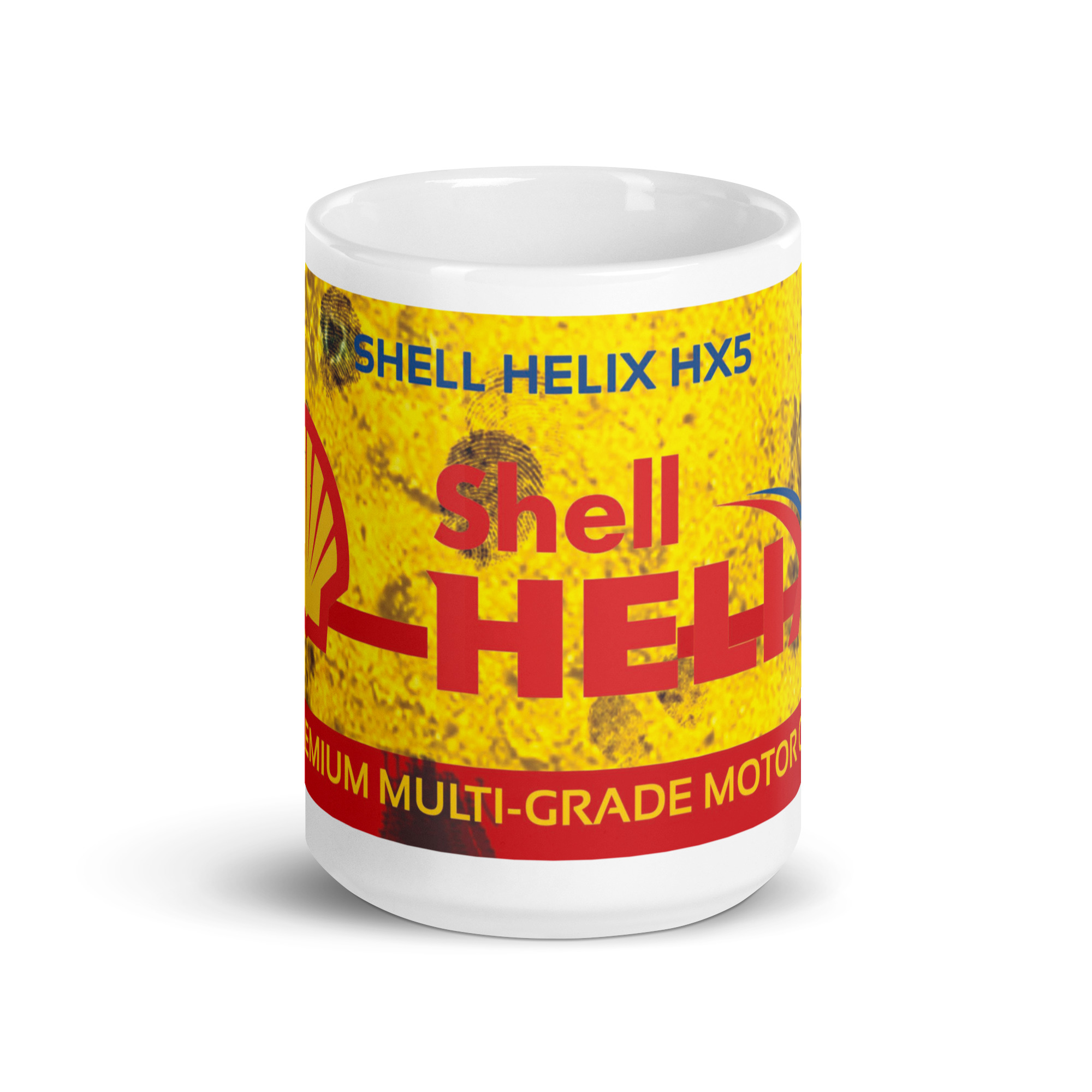 Taza Classic Oil & Gasoline SHELL– Taza Vintage para Amantes del Motor Clásico - Imagen 6