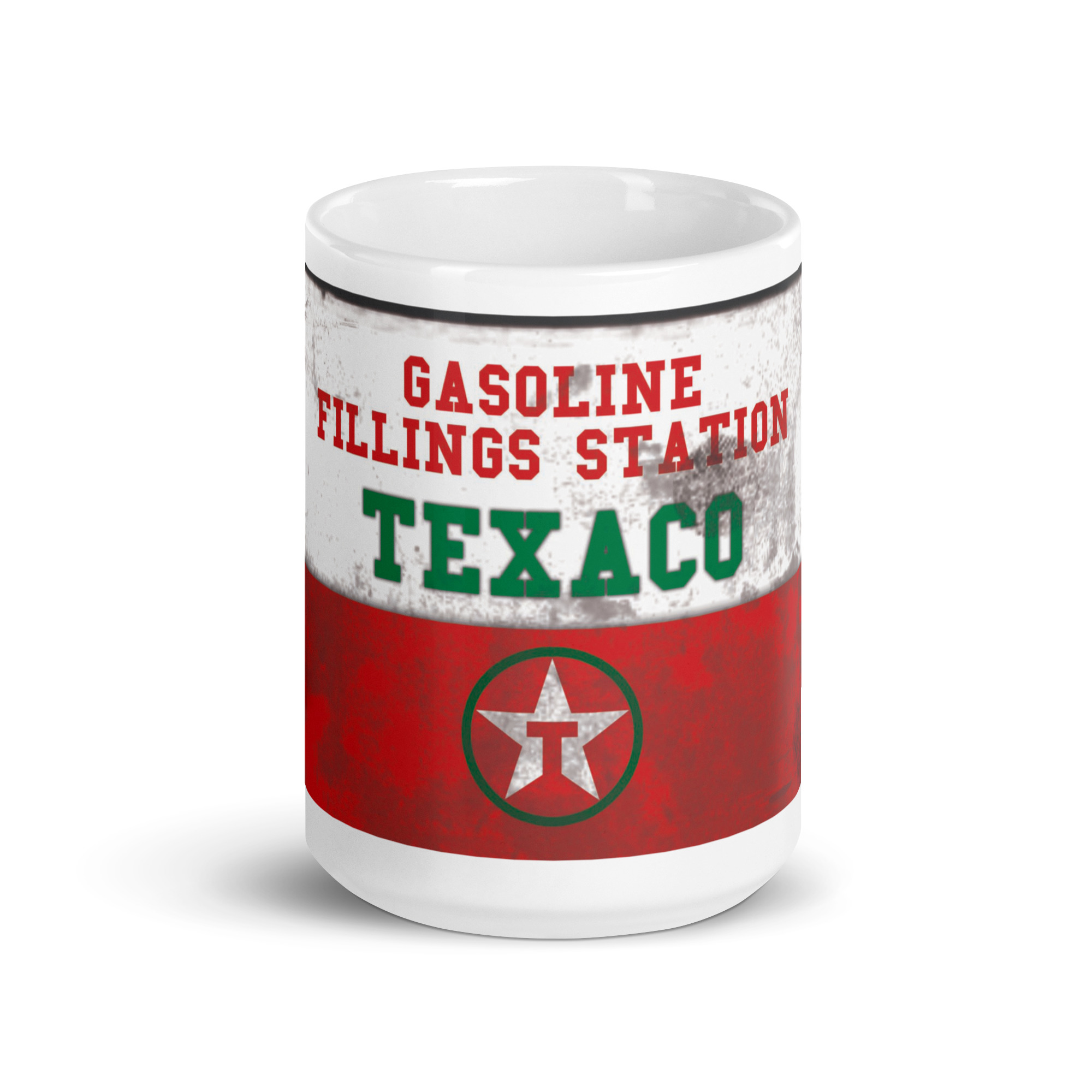 Taza Classic Oil & Gasoline TEXACO – Taza Vintage para Amantes del Motor Clásico - Imagen 6