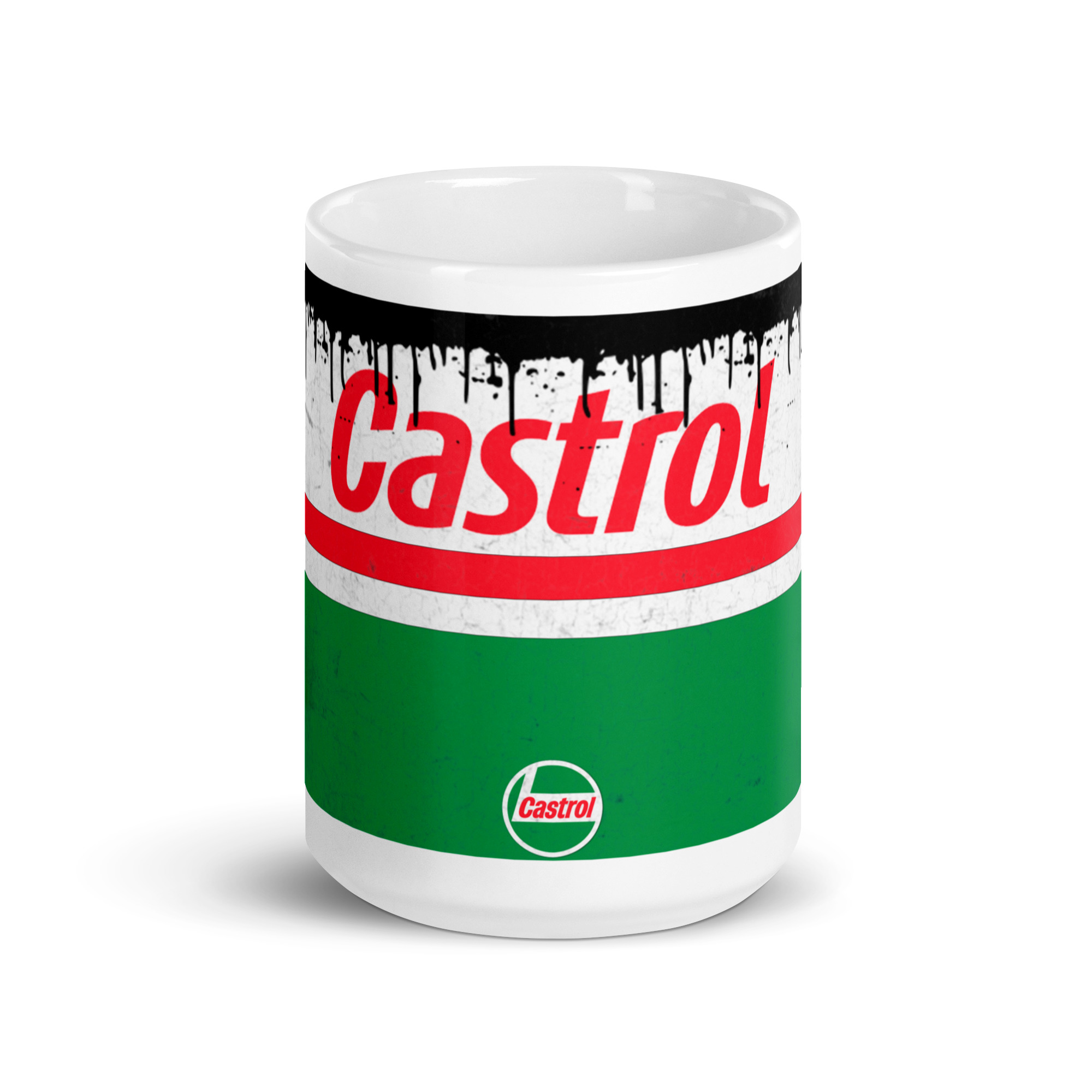 Classic Oil & Gasoline CASTROL – Taza Vintage para Amantes del Motor Clásico - Imagen 6