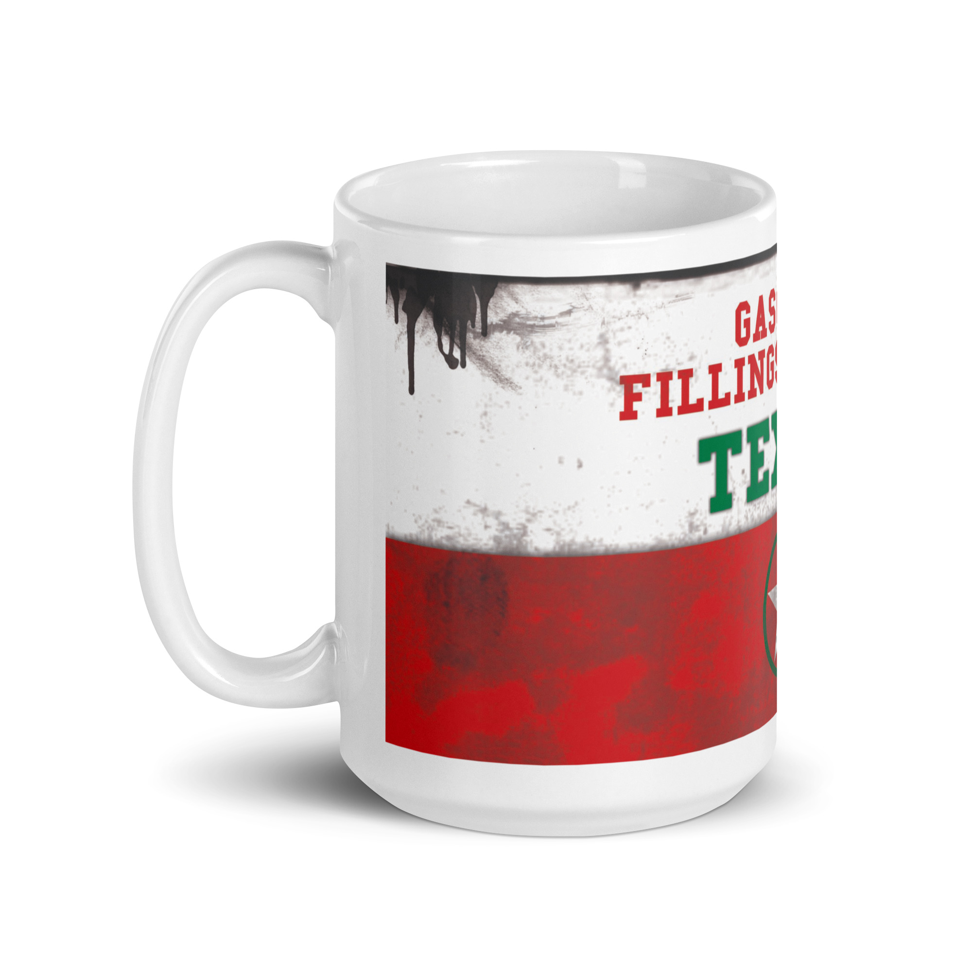 Taza Classic Oil & Gasoline TEXACO – Taza Vintage para Amantes del Motor Clásico - Imagen 5