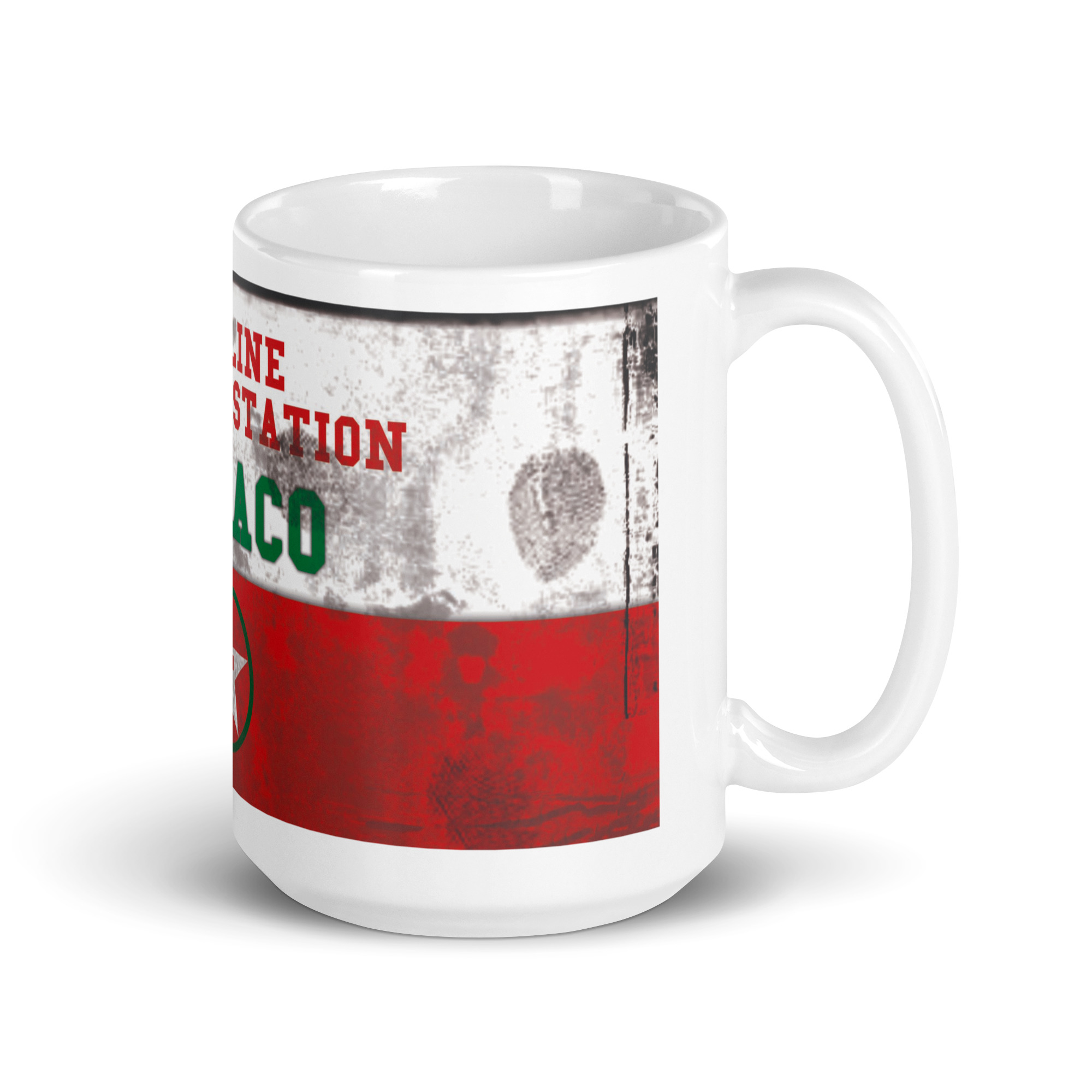 Taza Classic Oil & Gasoline TEXACO – Taza Vintage para Amantes del Motor Clásico - Imagen 4