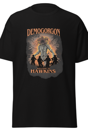 Camiseta Demogorgon Hawkins – Diseño Terror Retro